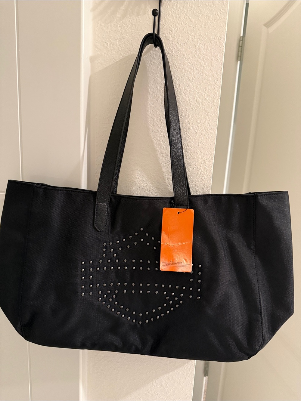 Harley-Davidson Black Studded Tote